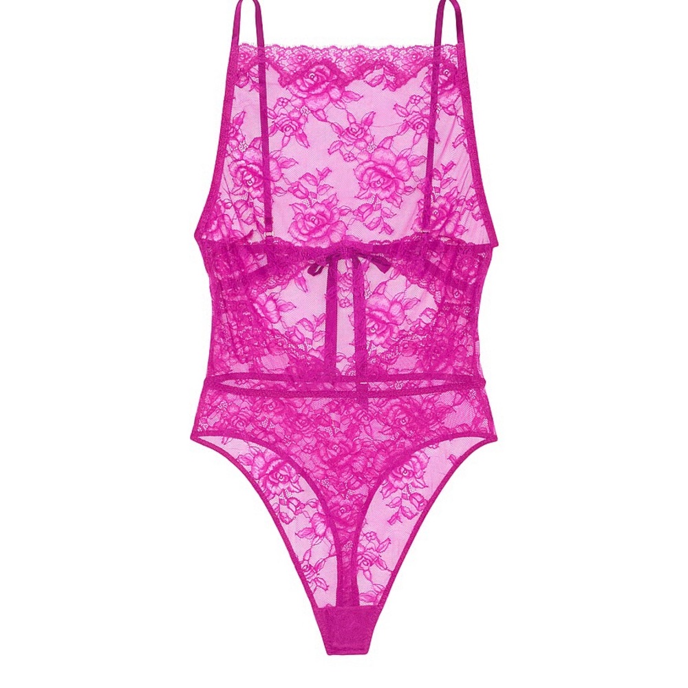 Victorias Secret High Neck Lace Teddy - Picture 3 of 5